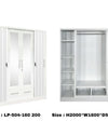 SKL Lemari Pakaian LP 504 4 Pintu