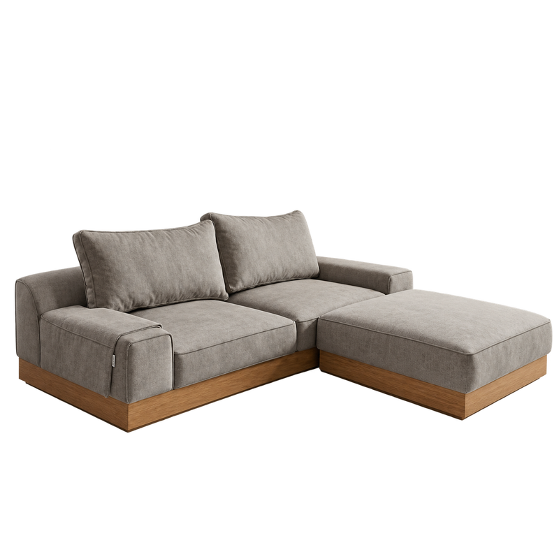 Sofa 2 Seater Sudut Shizu Pendek tanpa background