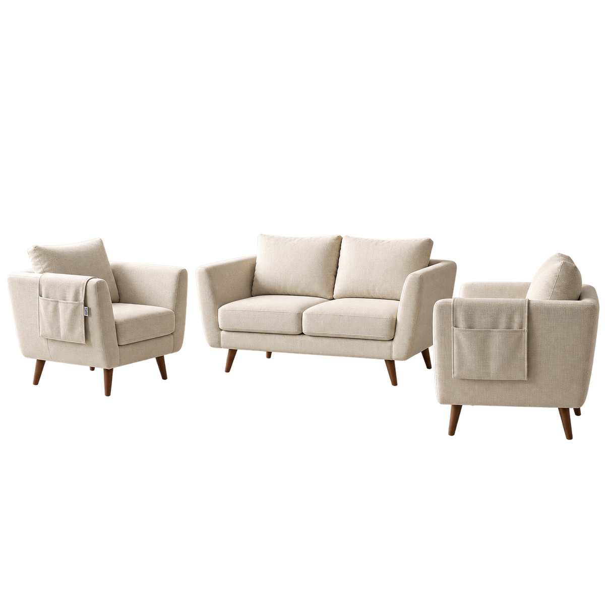 Sofa Aiko Set 2-1-1 — latar transparan