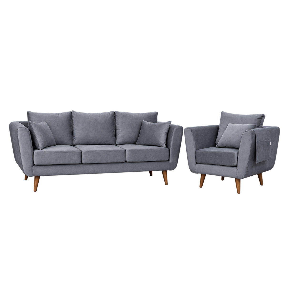 Sofa Aiko Set 3-1 — latar transparan