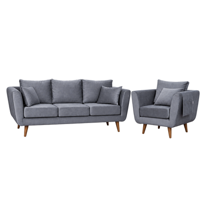 Sofa Aiko Set 3-1 — latar transparan