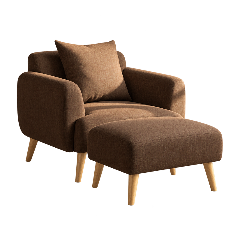 Sofa Kanaba 1 Seater Sudut — latar transparan, rasio 1:1