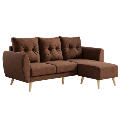 Sofa Kobe 3 Seater Sudut — latar transparan