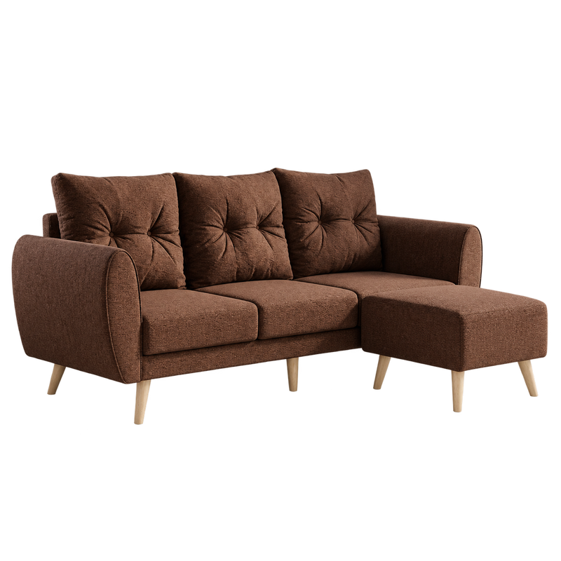 Sofa Kobe 3 Seater Sudut — latar transparan