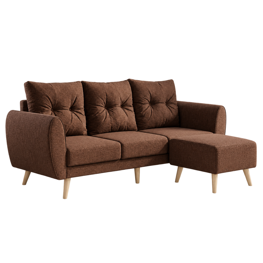 Sofa Kobe 3 Seater Sudut — latar transparan