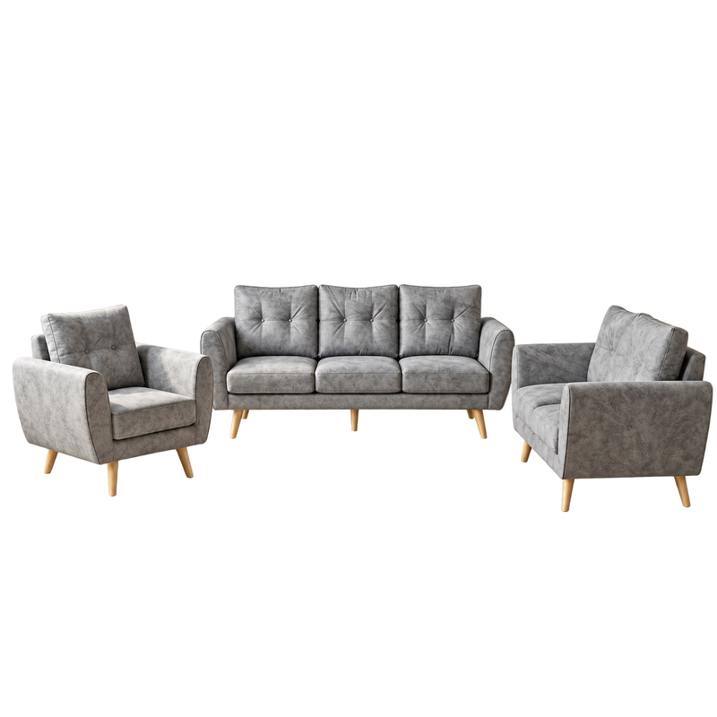 Sofa Kobe Set 3-2-1 transparan rasio 1:1