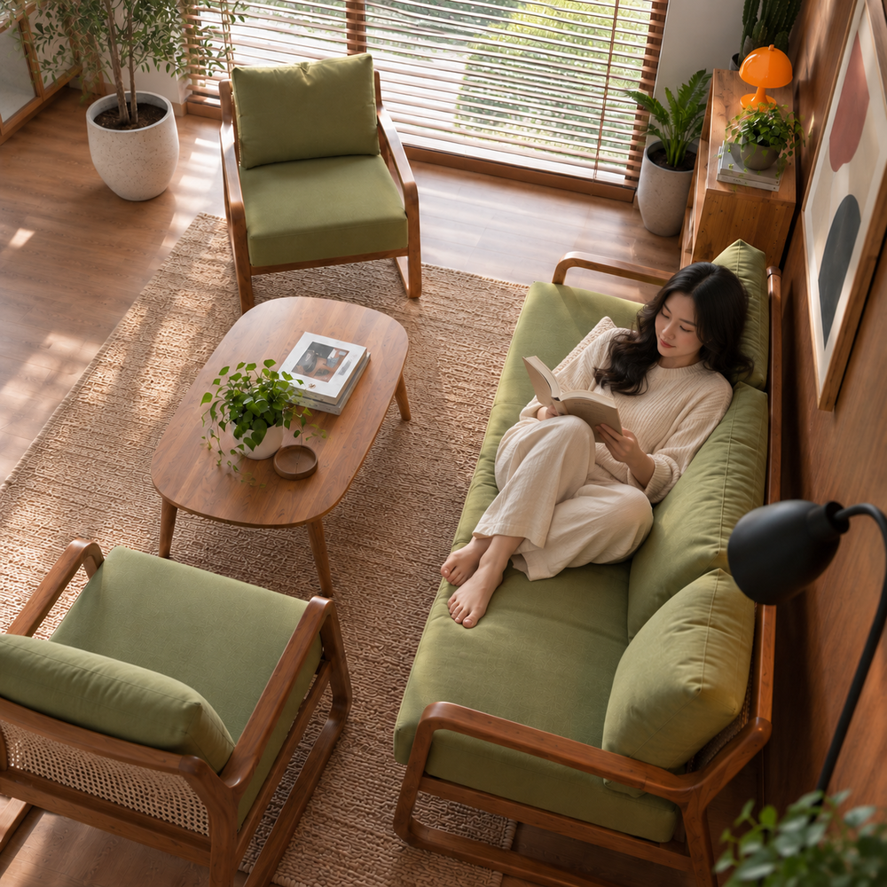 Sofa Yuji Set 3-1-1 Seater - Galeri 4